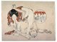 Japan: 'Kyokutori haru no tawamure' ('Acrobatic Amusements in the Spring'). Utagawa School shunga, 1824